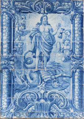 Painel azulejos Ressurreição de Cristo