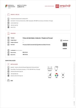 Processo do(a) funcionário(a) Agostinho dos Santos Ferreira