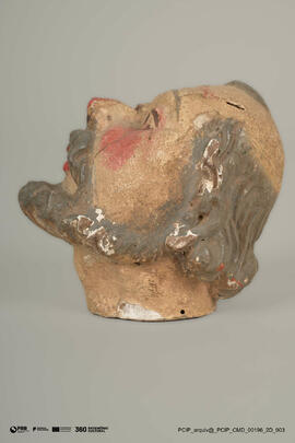 Cabeça de santo (imagem articulada)