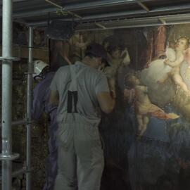 Pintura cavalete - talha