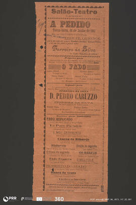 O Fado; D. Pedro Caruzzo