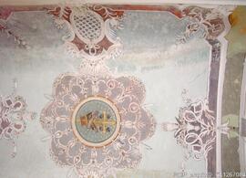 Detalhe de pintura no teto