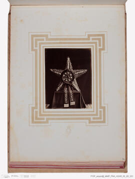 Álbum de fotografias morte rei Vítor Emanuel II