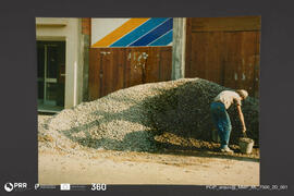 Perspetiva de uma obra de construção civil