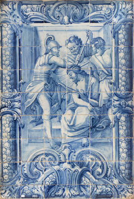 Painel azulejos Flagelação de Cristo