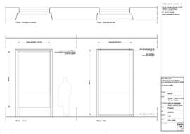 Projeto sala de exposições - plantas, cortes e alçados (2004)
