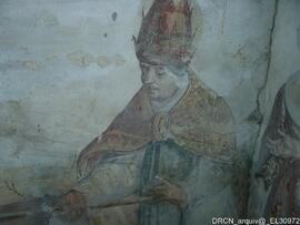 Pintura mural parede fundeira/nicho