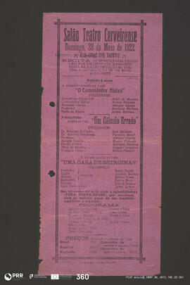 O Comendador Aleixo; Um Cálculo Errado; Uma casa de Estroinas