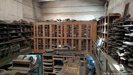 Sala de arquivo de moldes