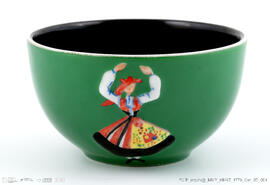 Taças com trajes regionais  Faiança