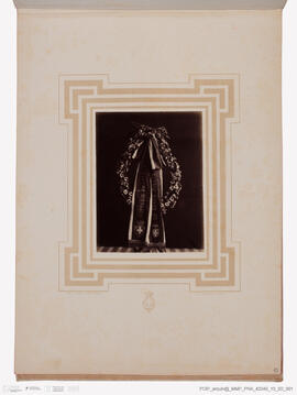 Álbum de fotografias morte rei Vítor Emanuel II