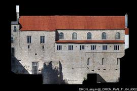 Aspeto do levantamento base por “laser scanning” (varrimento laser) da igreja do Convento de Sant...
