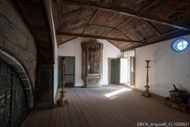 Sala corpo sacristia, Piso superior