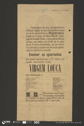 Magda; Primeira causa; Ensinar os Ignorantes