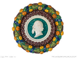 Medalhão com a efígie de D. Fernando II