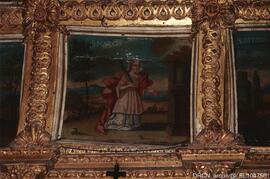 Teto em caixotões – Pintura “Santa Márcia”