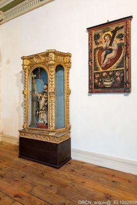 Coro baixo, maquineta S.Domingos de  Gusmão, Pintura Menino Jesus