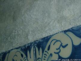 Detalhe de painel de azulejo