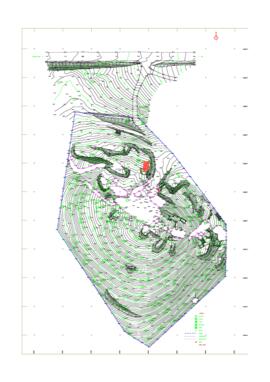 Levantamento topográfico - gruta (1999)