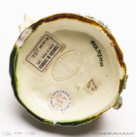 Peça decorativa (cão e gato) charuteira