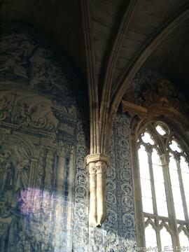 Interior - Lado Norte - Capela-mor - Painel de Azulejo