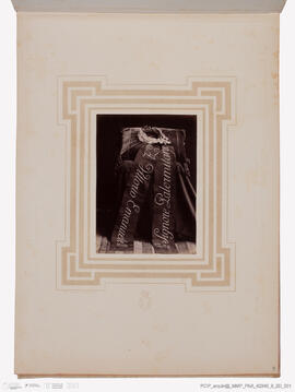 Álbum de fotografias morte rei Vítor Emanuel II