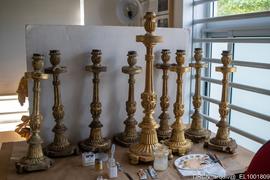Atelier Porto Restauro, Retábulo-mor, Castiçais