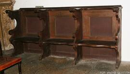 Fotografia do imovel: mobiliario. esculturas, pinturas, elementos arquitectonicos, portas, janelas.