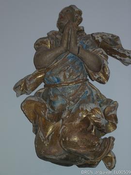 Imagem exposta no núcleo museológico da igreja