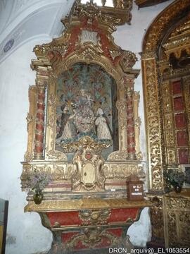 Retábulo lateral de Nossa Senhora do Rosário
