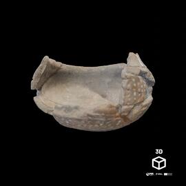 Vaso de cerâmica simbólica