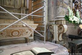 Retábulo colateral do Santíssimo Sacramento