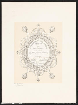 Diploma. Sociedade de Geographia - Sócio Ordinário