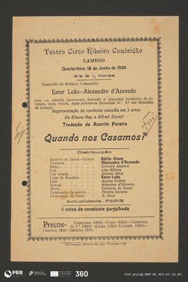 Quando nos casamos [?]