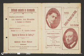 A Visinha do lado; Mister Wu; D. Cesar de Bazan; O Barbeiro de Sevilha; Os velhos e Amor de Perdição