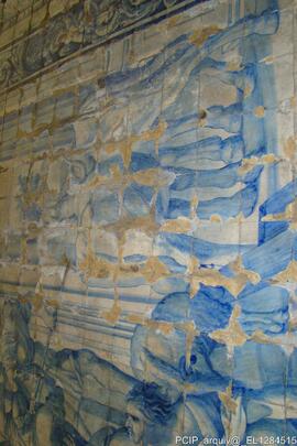Parede em azulejo