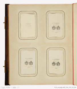 Álbum com fotografias do Baile de Máscaras de Carnaval de Fevereiro de 1865 no Paço Real da Ajuda