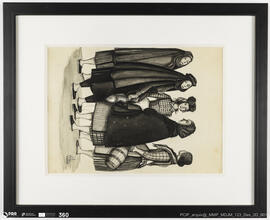 Mulheres em trajo de trabalho