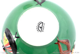 Taças com trajes regionais  Faiança