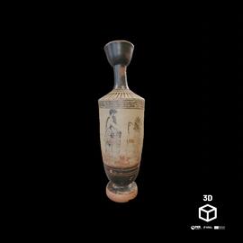 Lêkythos ático de figuras negras