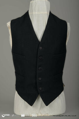 Colete preto de homem