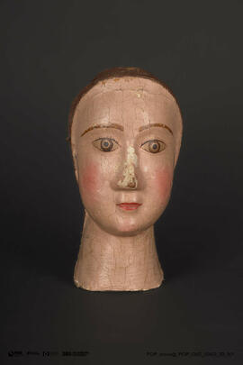 Cabeça de santa (imagem articulada)