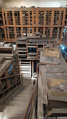 Sala de arquivo de moldes