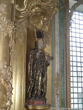 Resplendor - Escultura São Bento - restauro - consertarte
