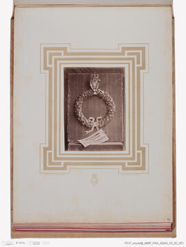 Álbum de fotografias morte rei Vítor Emanuel II