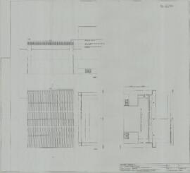 Projecto de Execução - Serralharias - Pormenor da Grelha de Aceso á Máquina de Ar Condicionado e ...