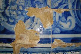Parede em azulejo