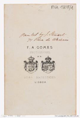 Álbum com fotografias do Baile de Máscaras de Carnaval de Fevereiro de 1865 no Paço Real da Ajuda