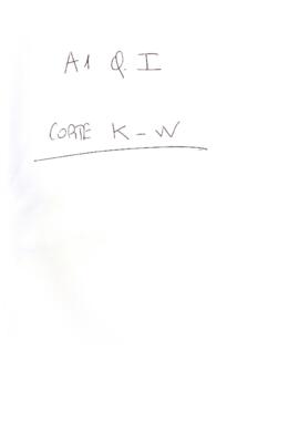 A1 QI Corte K-W - Zona Oeste