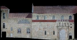 Aspeto do levantamento base por “laser scanning” (varrimento laser) da igreja do Convento de Sant...